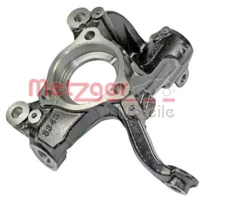 Image of METZGER 58088101 Steering Knuckle GREENPARTS Front Axle Left Cast Iron Stub Axle,wheel suspension (1159)