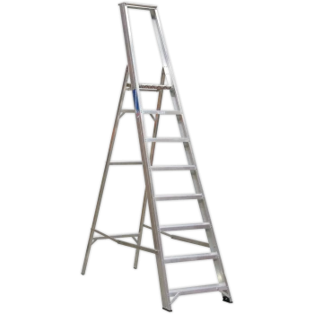 image of Sealey Industrial Aluminium Step Ladder 8