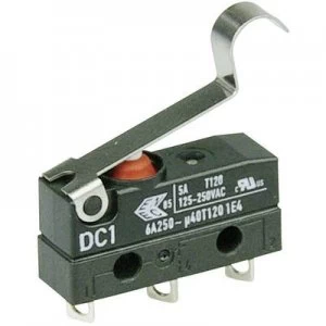 Image of Cherry Switches Microswitch DC1C A1SC 250 V AC 6 A 1 x OnOn IP67 momentary