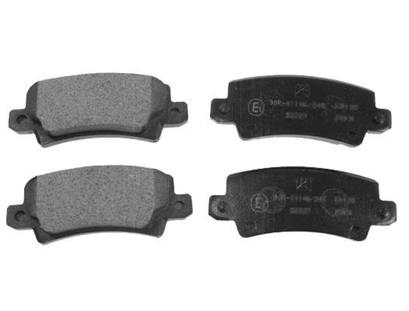 Image of Blue PRINT ADT342131 Brake pad set Rear Axle, excl. wear warning contact Brake Pad Set,disc brake (402)