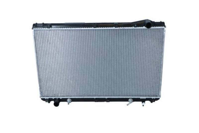 Image of NRF 50344 Engine radiator EASY FIT Brazed cooling fins, Aluminium, with mounting parts Aluminium Radiator,engine cooling (470)