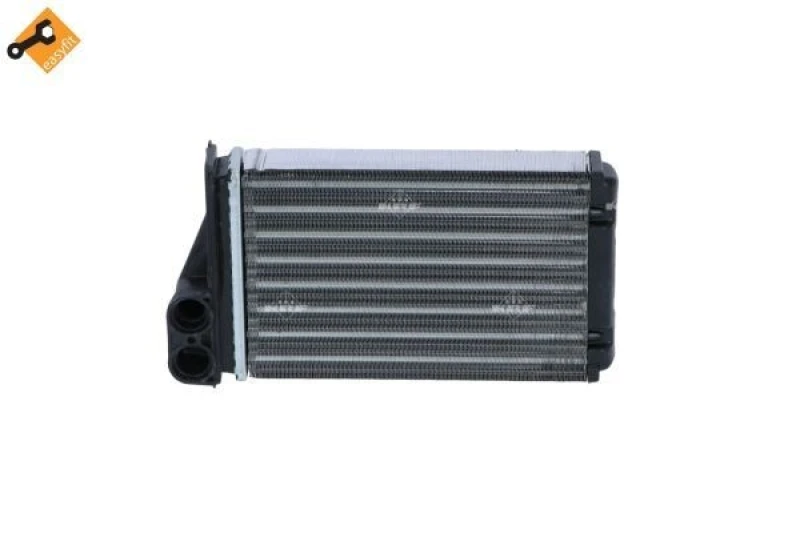 Image of NRF 54304 Heat Exchanger EASY FIT with fastening/mounting material Aluminium Heat Exchanger,interior heating (467)