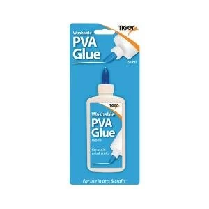 image of Tiger Washable PVA Glue 150ml Pack of 12 301277