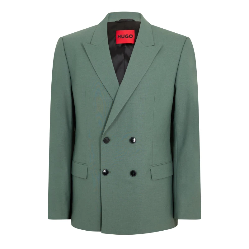 Image of Hugo Mens Henry244F1X Blazer Open Green male 38 (48)