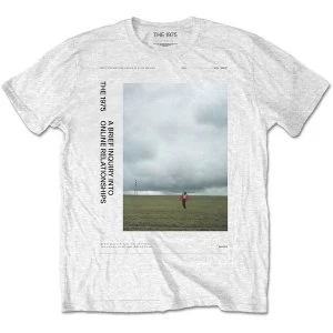 image of The 1975 - ABIIOR Side Fields Mens Large T-Shirt - White