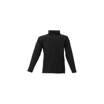 image of TRA642 Uproar Mens Black Softshell Jacket - Small