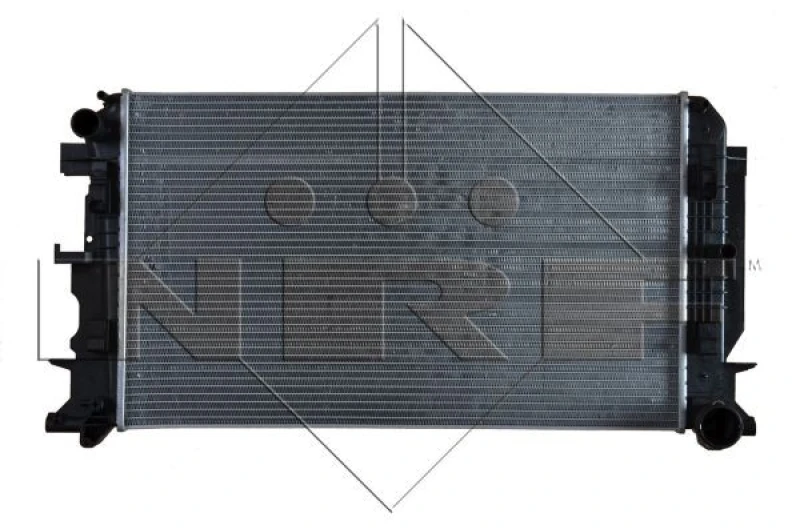 Image of NRF 53885 Engine radiator Brazed cooling fins, Aluminium, with mounting parts Aluminium Radiator,engine cooling (470)