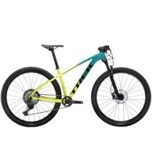 image of 2021Trek X-Caliber 9 Hardtail Mountain Bike in Teal/Volt Fade