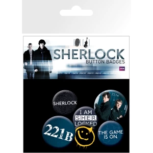 image of Sherlock Mix Badge Pack