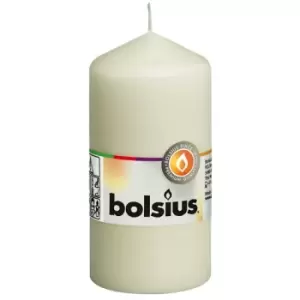 image of Bolsius Pillar Candle Ivory 120/58