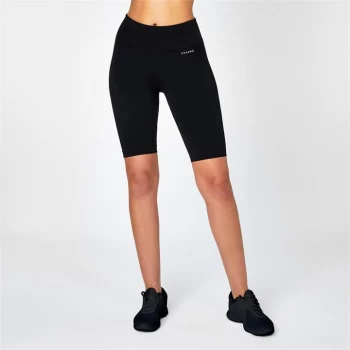 image of USA Pro Seamless Longline Cycling Shorts - Black