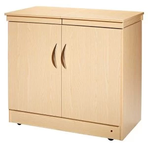 image of Hostess Maestro Heated Trolley - Japanese Oak