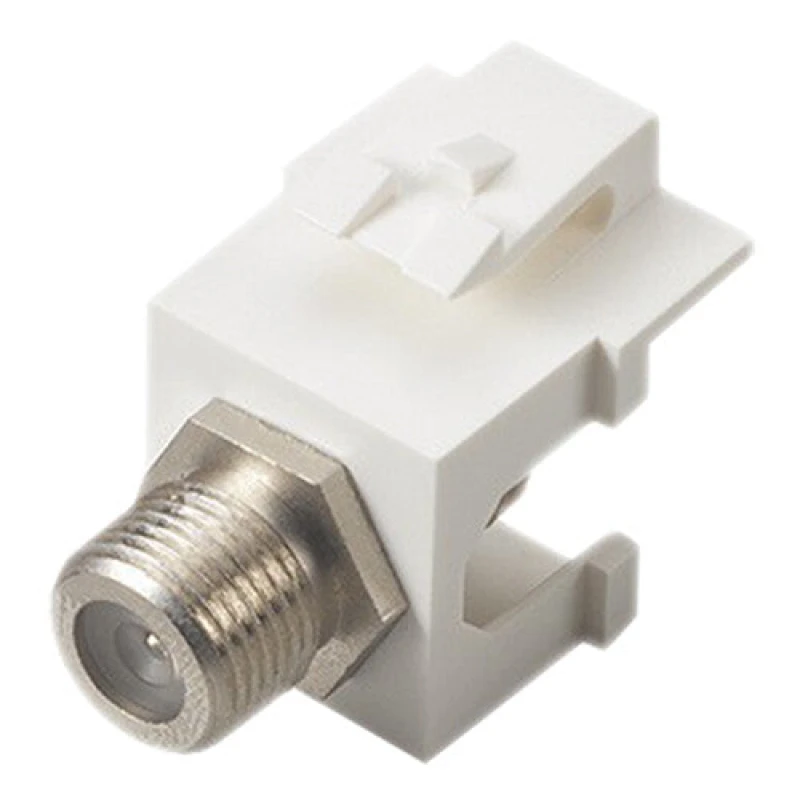 Image of Cablenet Cablenet F Type Female - Female Keystone White HCIFP-25