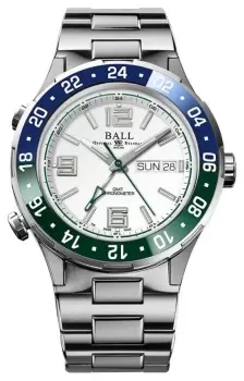 image of Ball Company DG3030B-S9CJ-WH Roadmaster Marine GMT Watch