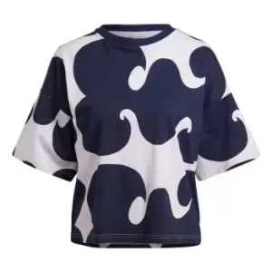 Image of adidas Marimekko T-Shirt Womens - Purple