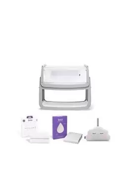 Image of Snuz SnuzPod4 Bedside Crib Starter Bundle - Dove, Grey