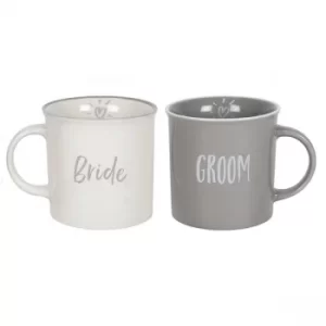 Image of Bride and Groom Mug Set