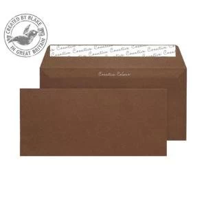 Image of Creative Colour Wallet PS Milk Chocolate 120gsm DL 114x229mm Ref