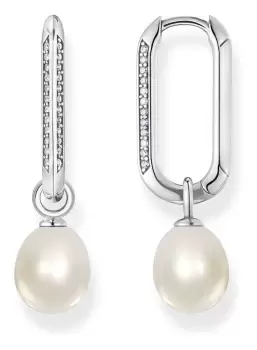 image of Thomas Sabo CR689-643-14 Pearl Cubic Zirconia Sterling Jewellery