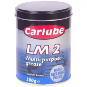 image of LM 2 Multi Purpose Grease 500g - XMG500 - Carlube