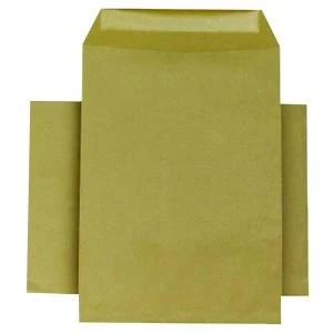Image of Q-Connect C4 Envelopes Pocket Gummed 80gsm Manilla Pack of 250 KF3428