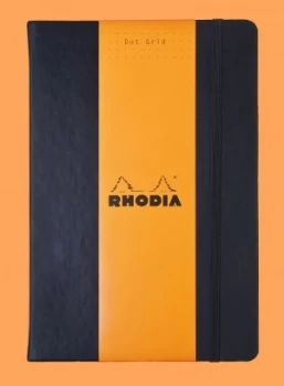 Image of Rhodia Webnotebook Black A5 Dot Grid Hardcover