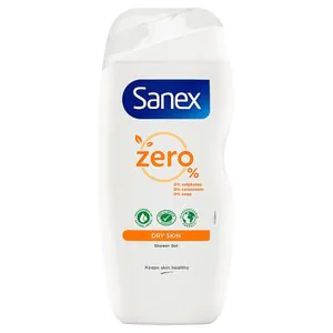 image of Sanex Zero % Dry Skin Shower Gel 225ml