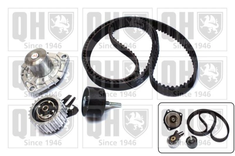 Image of QUINTON HAZELL Water pump and timing belt kit QUINTON HAZELL QBPK6570