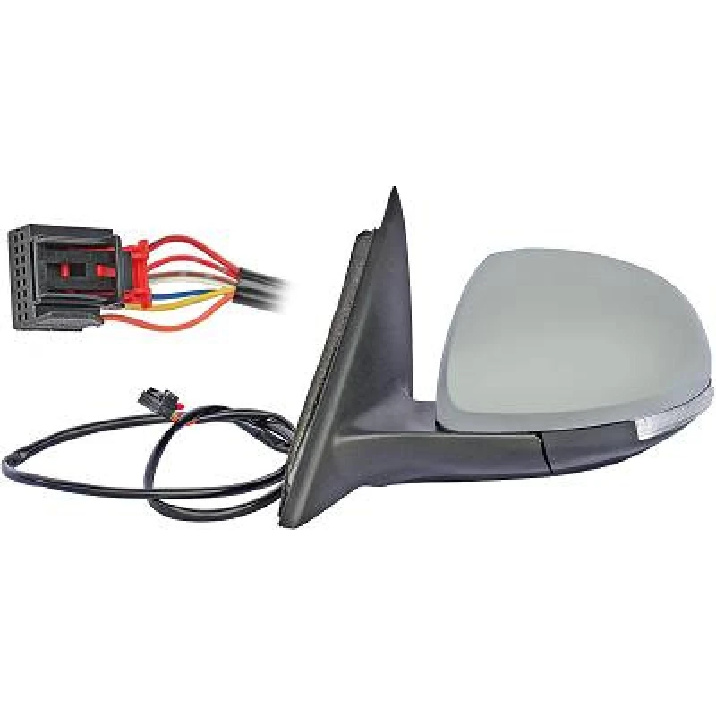 Image of DIEDERICHS 7860225 Wing mirror Left, Complete Mirror, primed Outside Mirror (50)