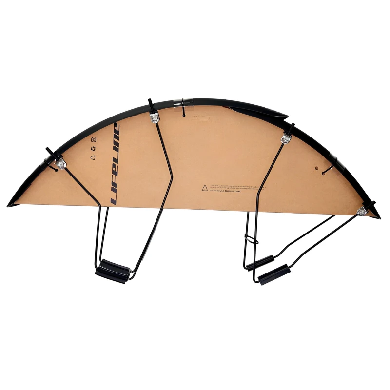 Image of LifeLine Narrow Road Mudguard Set - Black One Size