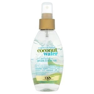 image of OGX Weightless Hydration Coconut Water Oil 118ml