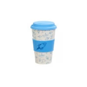 Image of Funko Homeware Disney Colour Block To Infinity And Beyond Bamboo Lidded Mug