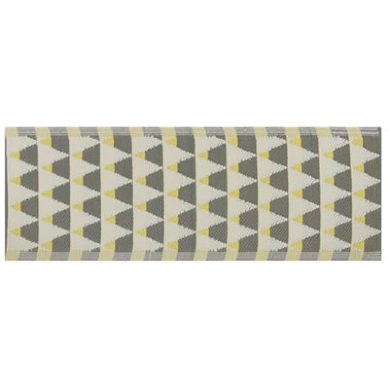 Image of Beliani Outdoor Rug Hisar Grey 60 X 105 Cm