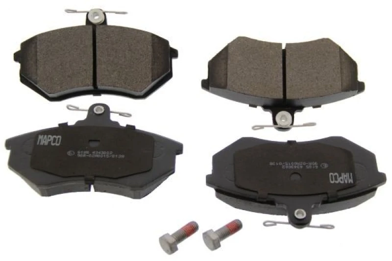 Image of MAPCO 6185 Brake pad set Front Axle, incl. wear warning contact Brake Pad Set,disc brake (402)