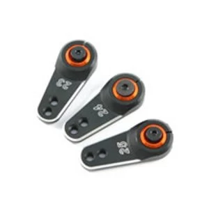 Image of Fastrax 23T Black Aluminium Servo Horn (Ko/Sanwa)