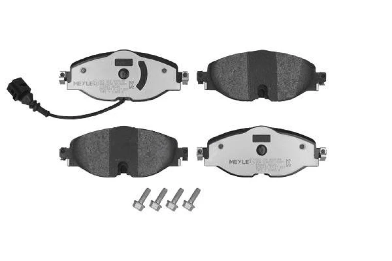 Image of MEYLE 025 256 8320/PD Brake pad set Front Axle, incl. wear warning contact, MEYLE-PD Quality Brake Pad Set,disc brake (402)