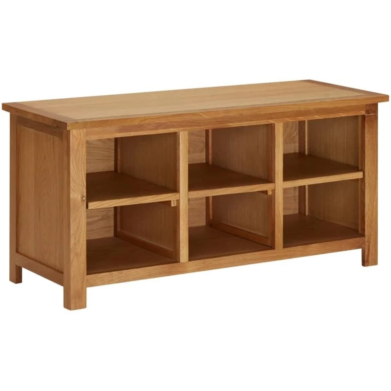 Image of VIDAXL Shoe Rack 90x37x45cm Solid Oak Wood Vidaxl 8720286006917