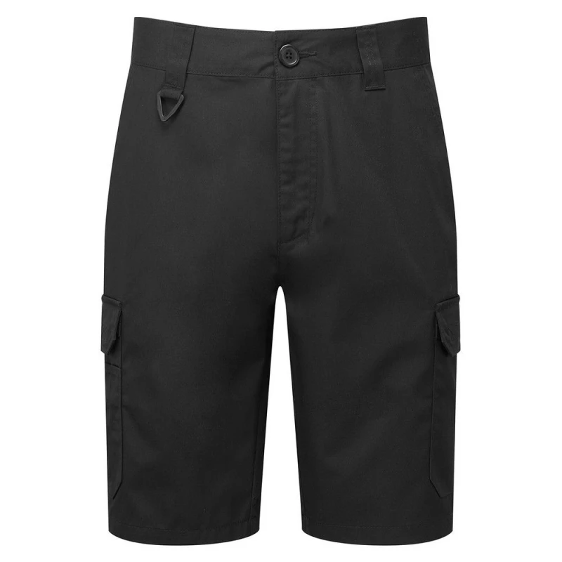 Image of Premier Premier Men Work Cargo Shorts in Black Size: Small Black S Male 5063238609099