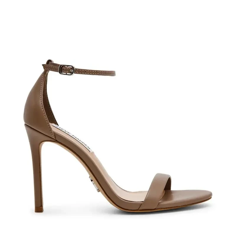 Image of Steve Madden Womens heeled sandals Steve Madden Tecy Marron Female 37