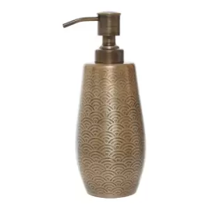 200ml Art Deco Gold Finish Soap Dispenser