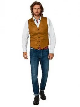 Joe Browns Winning Waistcoat - Tan, Size 40, Men