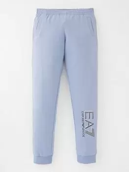 Image of EA7 Emporio Armani Boys Visibility Logo Joggers - Country Blue, Country Blue, Size 10 Years