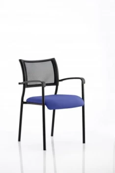 Image of Brunswick Bespoke Colour Seat Black Frame Stevia Blue