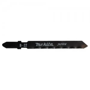 Image of Makita B 22 Metal Cutting Jigsaw Blades Pack of 5