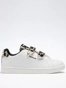 Image of Reebok Royal Complete CLN Alt 2 Shoes, White/Black, Size 1 Older, Women