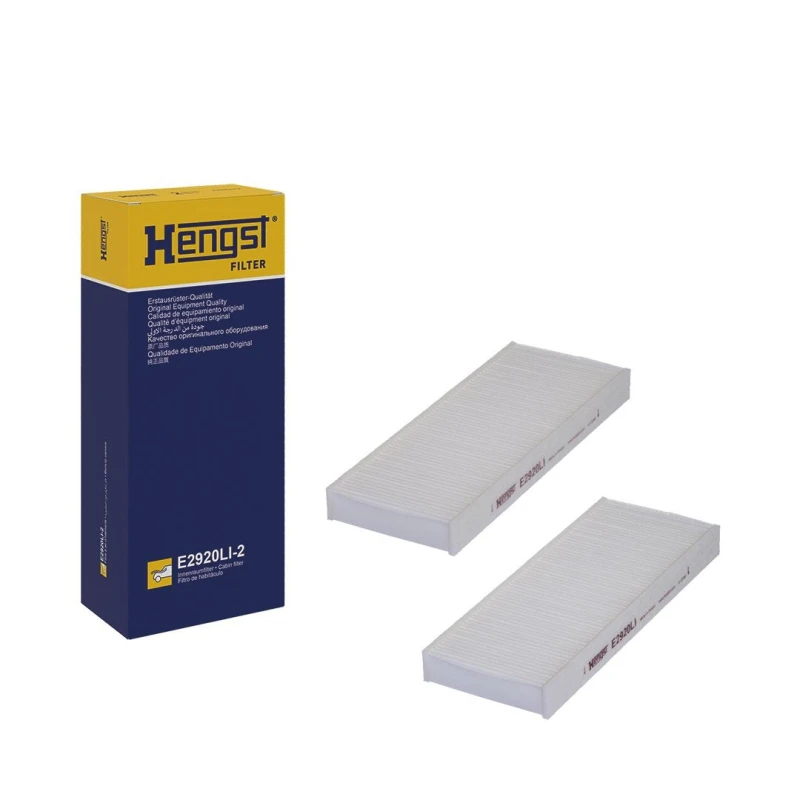 Image of HENGST FILTER E2920LI-2 Pollen filter Pollen Filter Filter,interior air (424)
