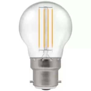 image of Crompton Lamps LED Golfball 4.5W B22 Harlequin IP65 Warm White Clear