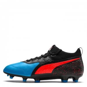 image of Puma One 19.3 FG Football Boots - Blue/Red/Black