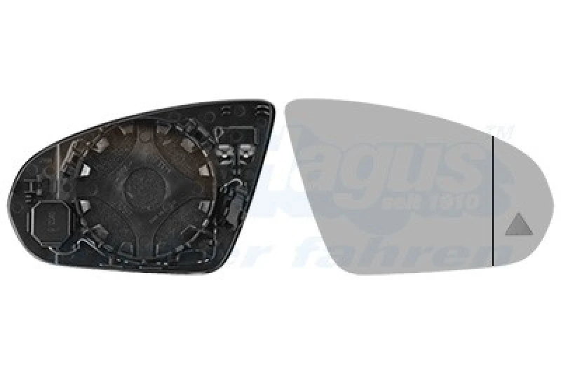 Image of VAN WEZEL Wing mirror glass VAN WEZEL 2946834