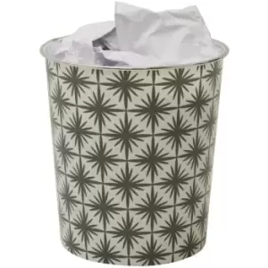 Image of Geometric Grey Waste Paper Bi,27 x 25cm approx